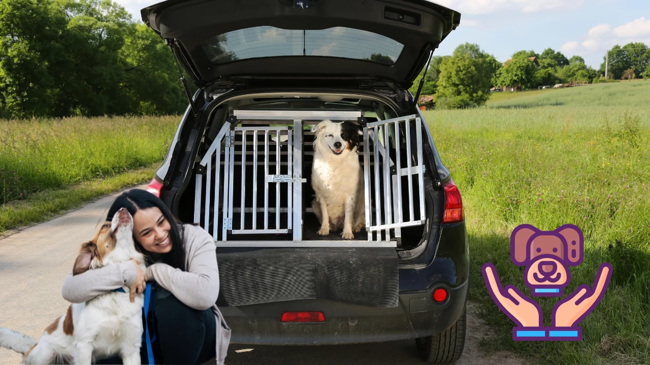 how do you secure a dog in a car